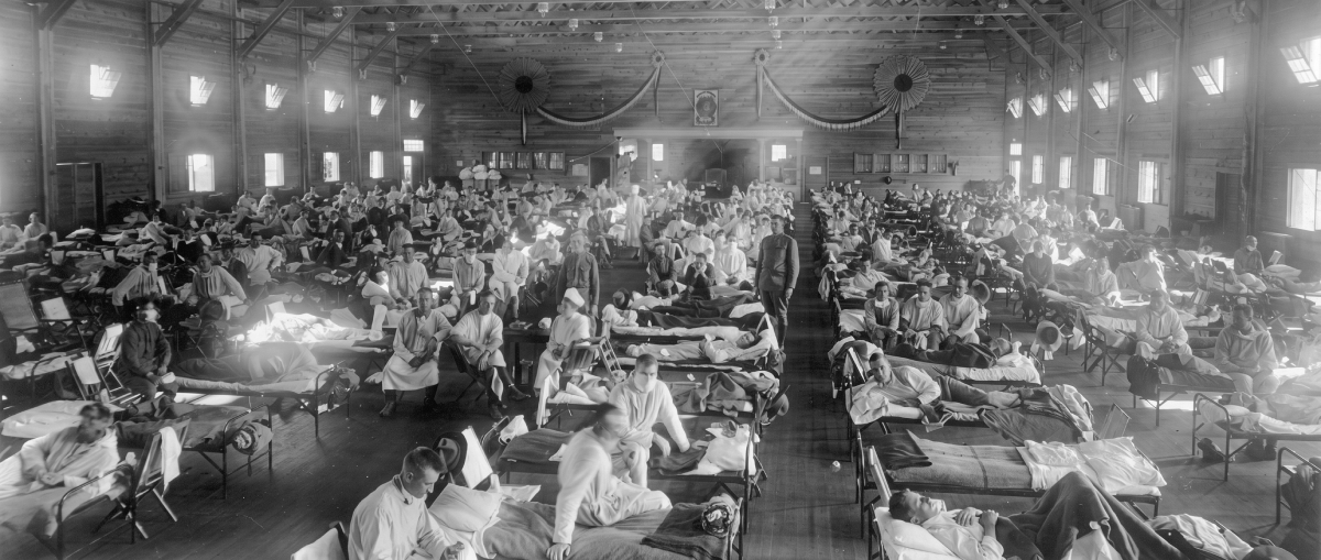 Fotografía de archivo de la pandemia de 1918
